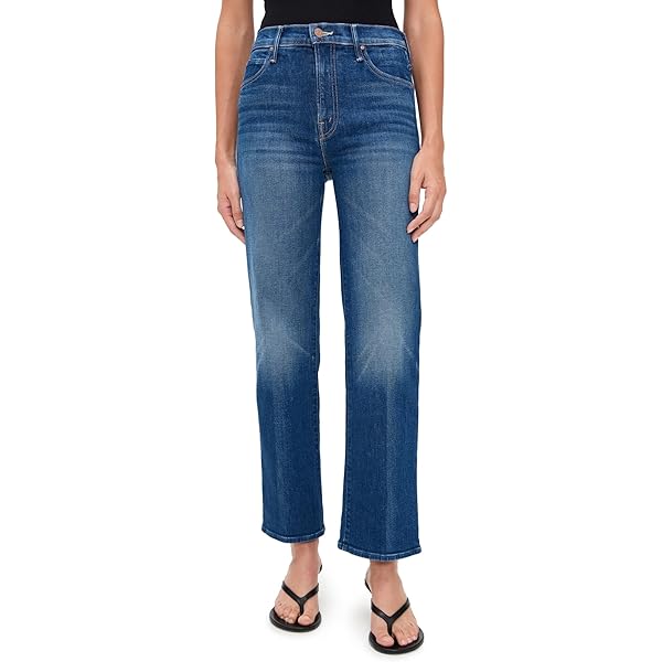 MOTHER Women's Patch Pocket Twister Sneak Jeans, Following